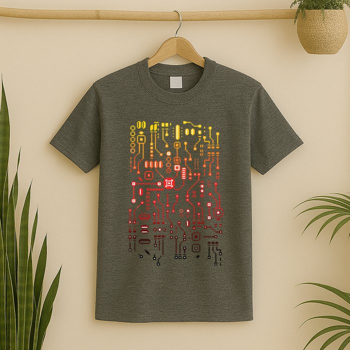 Engineer Computer Circuit Board Engineering CPU Binary T-Shirt