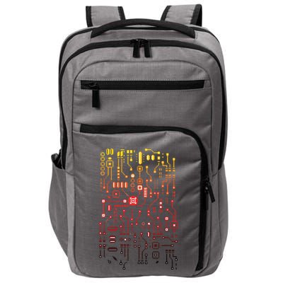 Engineer Computer Circuit Board Engineering CPU Binary Impact Tech Backpack