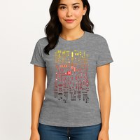 Engineer Computer Circuit Board Engineering CPU Binary Womens T-Shirt