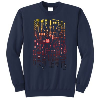 Engineer Computer Circuit Board Engineering CPU Binary Sweatshirt