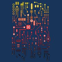 Engineer Computer Circuit Board Engineering CPU Binary Infant Baby Jersey Bodysuit