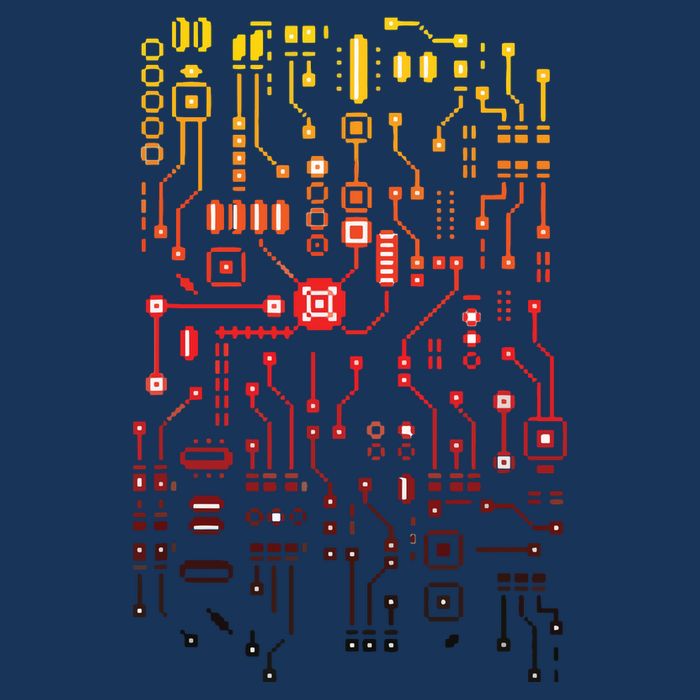 Engineer Computer Circuit Board Engineering CPU Binary Infant Baby Jersey Bodysuit
