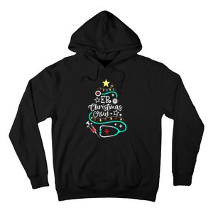 Er Christmas Crew Emergency Room Nurse Er Techs Secretary Hoodie