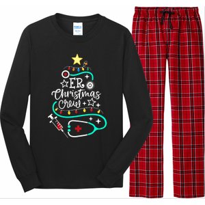 Er Christmas Crew Emergency Room Nurse Er Techs Secretary Long Sleeve Pajama Set