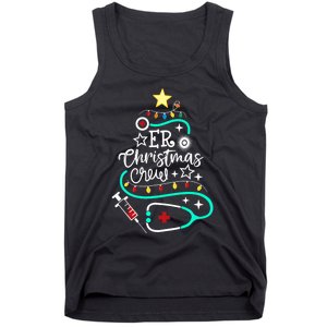 Er Christmas Crew Emergency Room Nurse Er Techs Secretary Tank Top