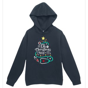 Er Christmas Crew Emergency Room Nurse Er Techs Secretary Urban Pullover Hoodie