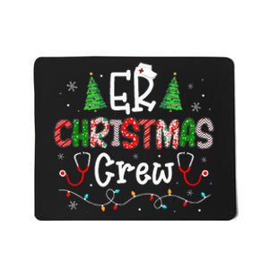 ER Christmas Crew Emergency Room Nurse ER Techs Secretary  Mousepad