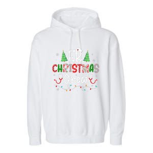 ER Christmas Crew Emergency Room Nurse ER Techs Secretary  Garment-Dyed Fleece Hoodie