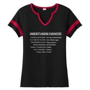 Engineering Computer Civil Understanding Engineers Ladies Halftime Notch Neck Tee