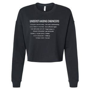 Engineering Computer Civil Understanding Engineers Cropped Pullover Crew