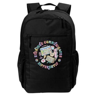 Everyone Communicates Differently Special Ed Mental Health Daily Commute Backpack