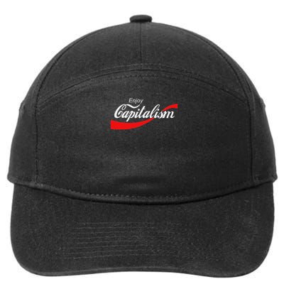 Enjoy Capitalism Design Enjoy Capitalism For American Entrepreneur  7-Panel Snapback Hat