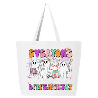 Everyone Communicates Differently Speech Therapy Halloween 25L Jumbo Tote