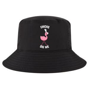 Easter Chicks Dig Me Flamingo Bunny Spring Egg Gift Cool Comfort Performance Bucket Hat