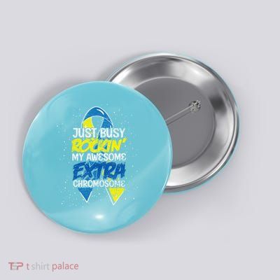 Extra Chromosome Down Syndrome Button