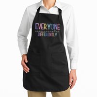 Everyone Communicates Differently Colorful Apron