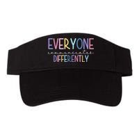 Everyone Communicates Differently Colorful Visor