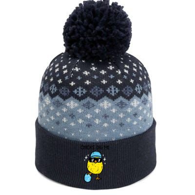 Easter Chicks Dig Me Cute Boy Teens The Baniff Cuffed Pom Beanie