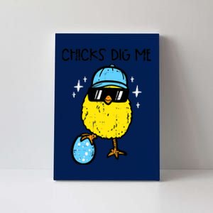 Easter Chicks Dig Me Cute Boy Teens Canvas