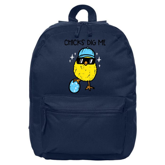 Easter Chicks Dig Me Cute Boy Teens 16 in Basic Backpack