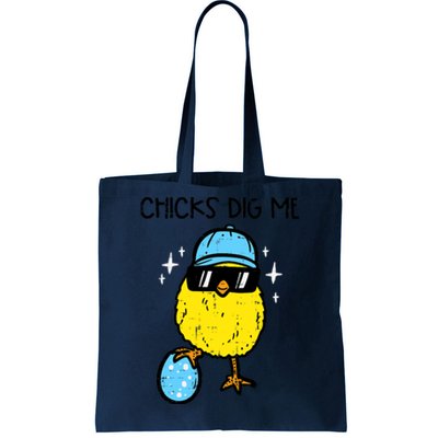 Easter Chicks Dig Me Cute Boy Teens Tote Bag