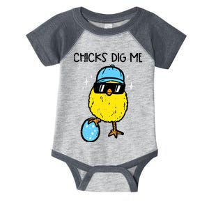 Easter Chicks Dig Me Cute Boy Teens Infant Baby Jersey Bodysuit