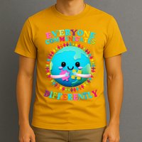 Everyone Communicated Differently Autism Awareness Acceptance T-Shirt