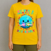 Everyone Communicated Differently Autism Awareness Acceptance T-Shirt
