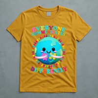 Everyone Communicated Differently Autism Awareness Acceptance T-Shirt
