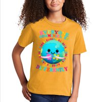 Everyone Communicated Differently Autism Awareness Acceptance Kids T-Shirt