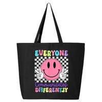 Everyone Communicates Differently Autism Awareness Teacher 25L Jumbo Tote