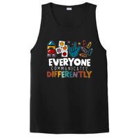 Everyone Communicate Differently Autism Awareness Day PosiCharge Competitor Tank