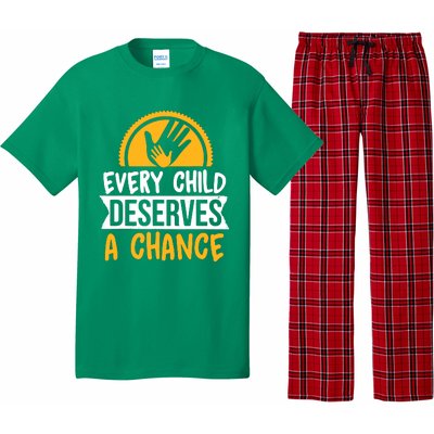 Every Child Deserves A Chance Pajama Set