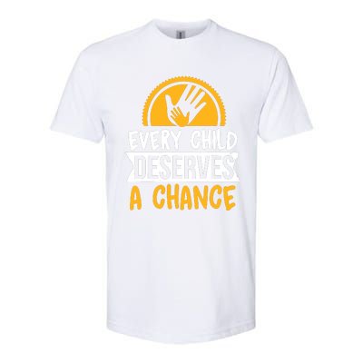 Every Child Deserves A Chance Softstyle® CVC T-Shirt