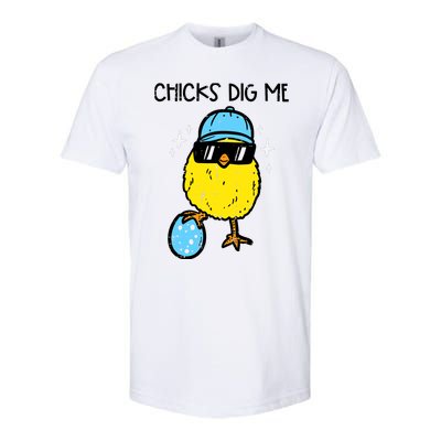 Easter Chicks Dig Me Cute Boy Teens Softstyle® CVC T-Shirt