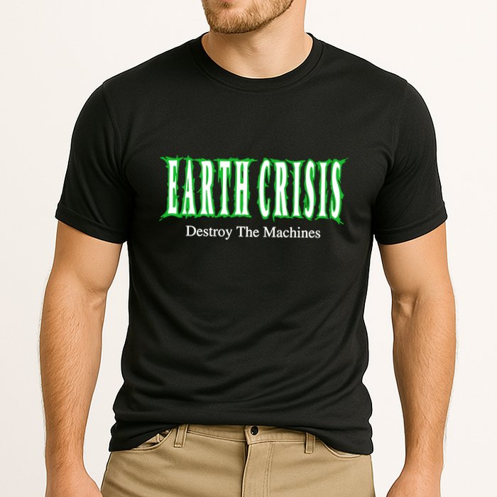 Earth Crisis Destroy The Machines Cooling Performance Crew T-Shirt