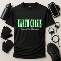 Earth Crisis Destroy The Machines Cooling Performance Crew T-Shirt
