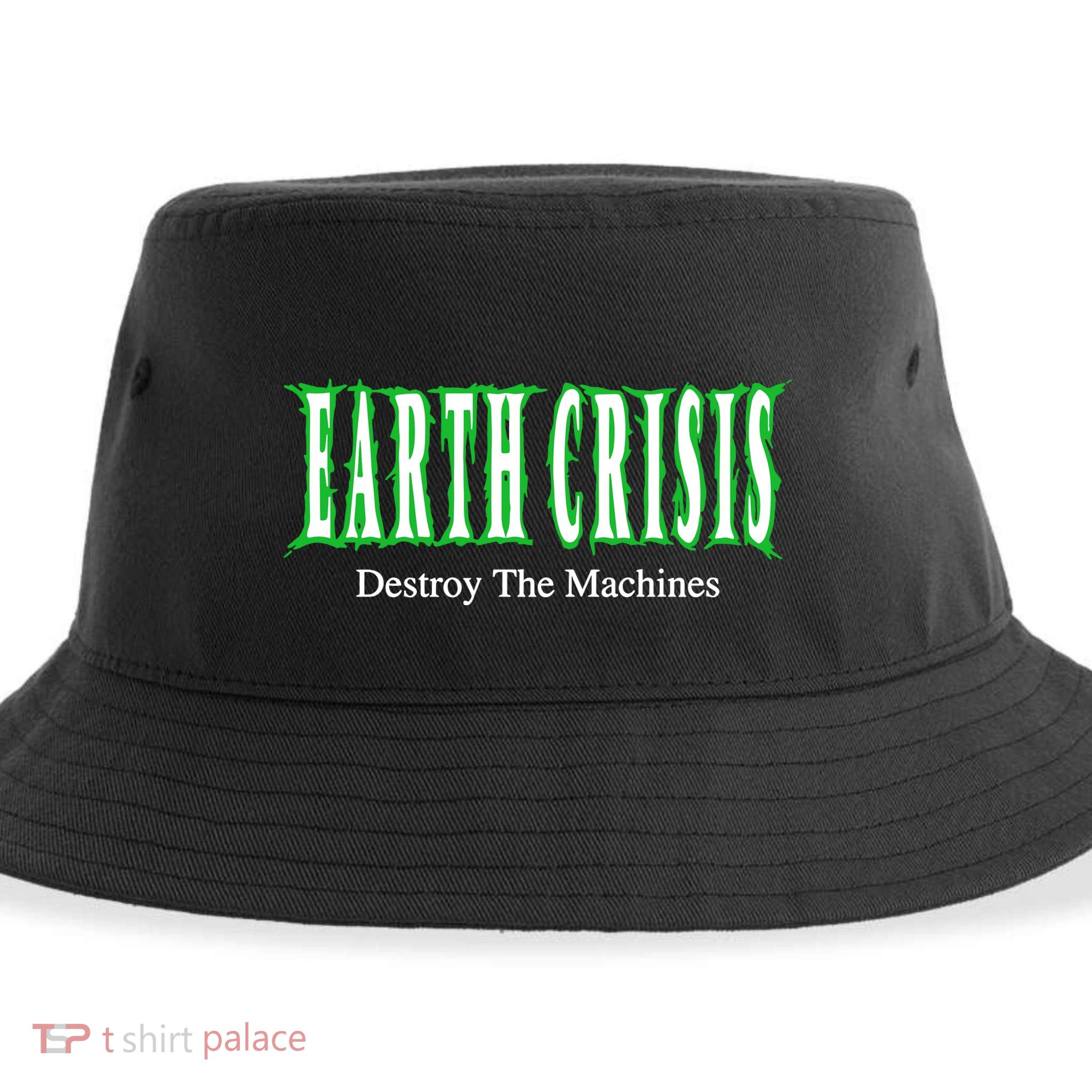Earth Crisis Destroy The Machines Sustainable Bucket Hat
