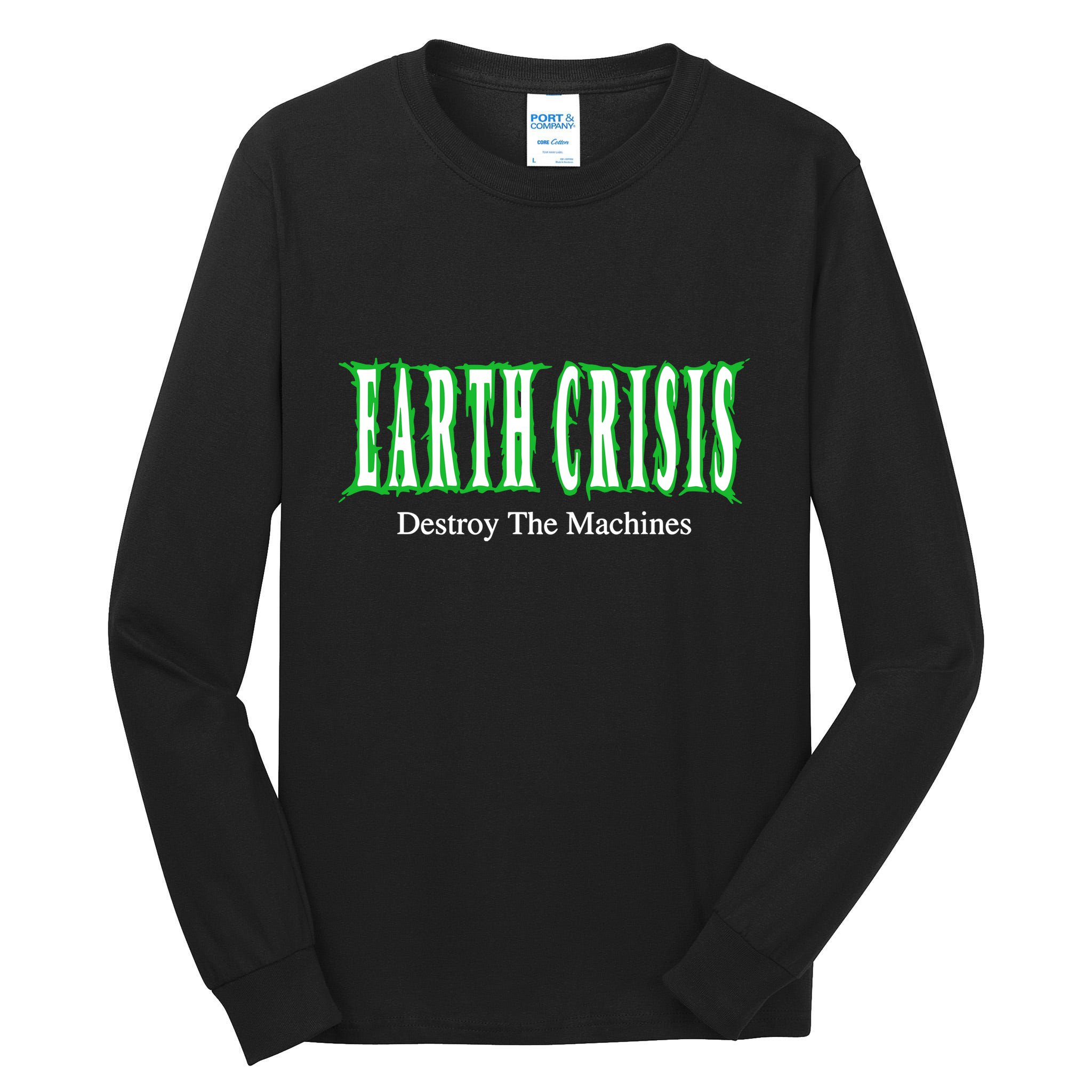 Earth Crisis Destroy The Machines Tall Long Sleeve T-Shirt