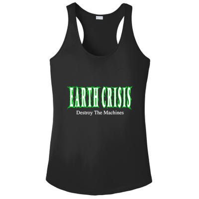 Earth Crisis Destroy The Machines Ladies PosiCharge Competitor Racerback Tank