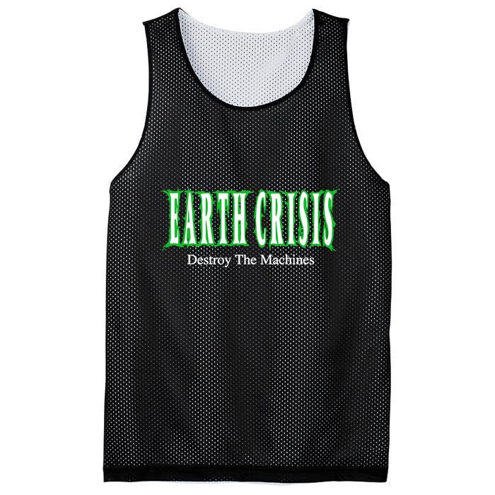 Earth Crisis Destroy The Machines Mesh Reversible Basketball Jersey Tank