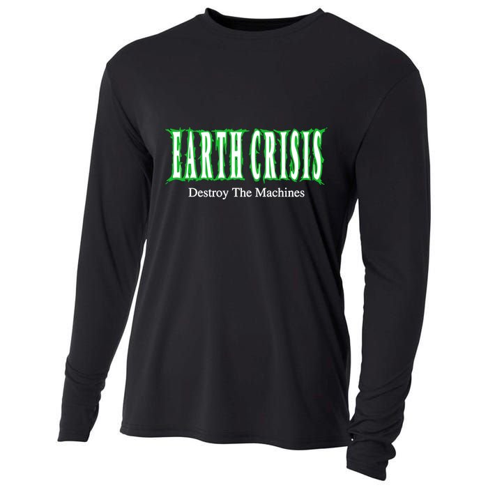 Earth Crisis Destroy The Machines Cooling Performance Long Sleeve Crew