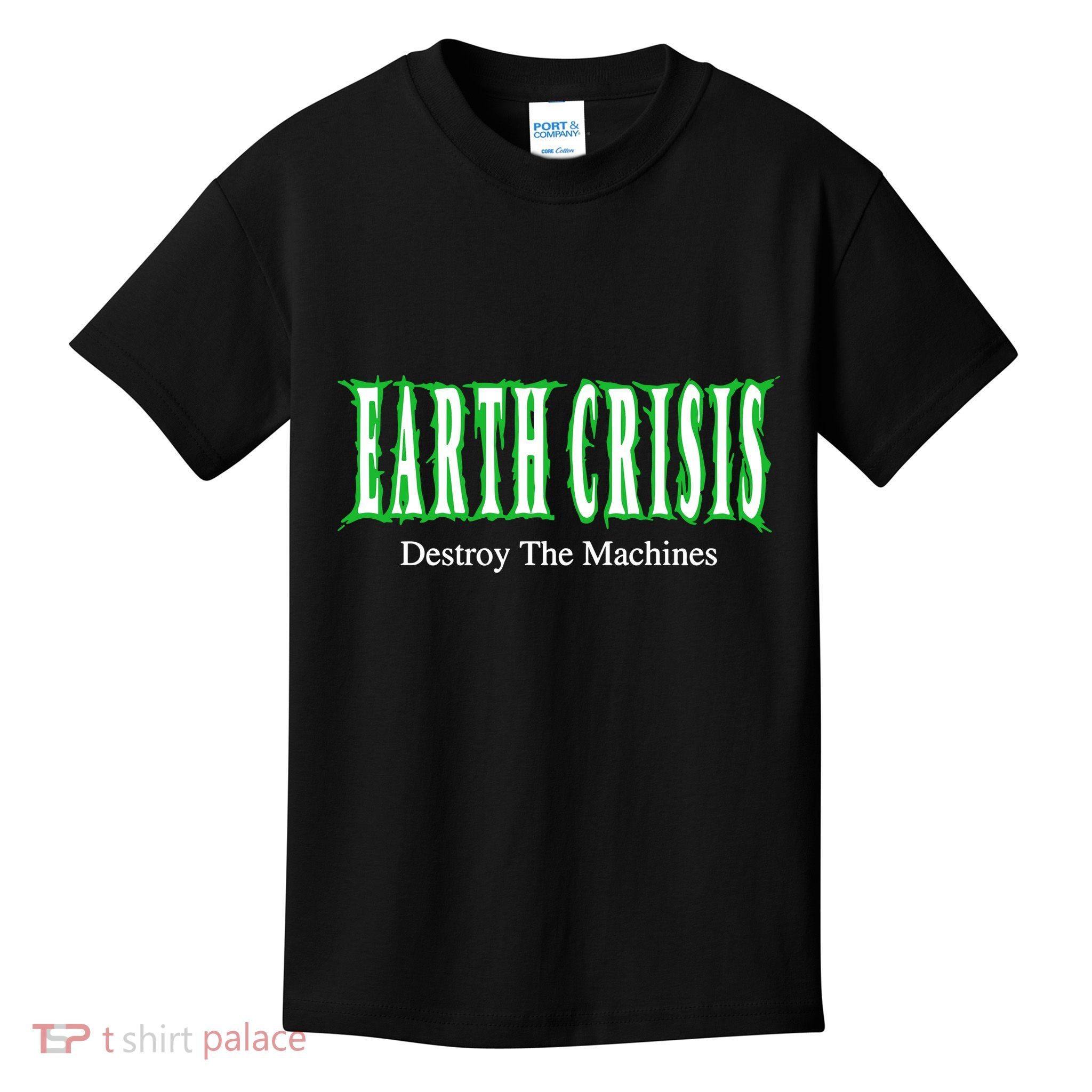 Earth Crisis Destroy The Machines Kids T-Shirt