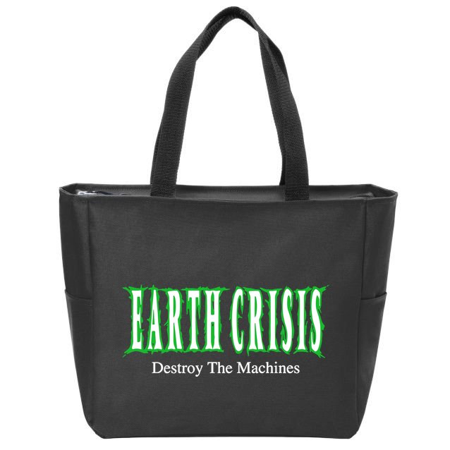 Earth Crisis Destroy The Machines Zip Tote Bag