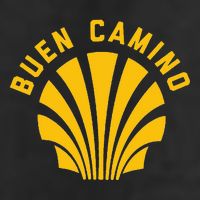 El Camino De Santiago Buen Camino 7 Panel Mesh Trucker Snapback Hat