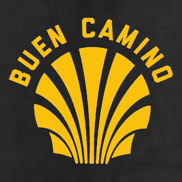 El Camino De Santiago Buen Camino 7 Panel Mesh Trucker Snapback Hat