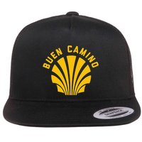 El Camino De Santiago Buen Camino Flat Bill Trucker Hat