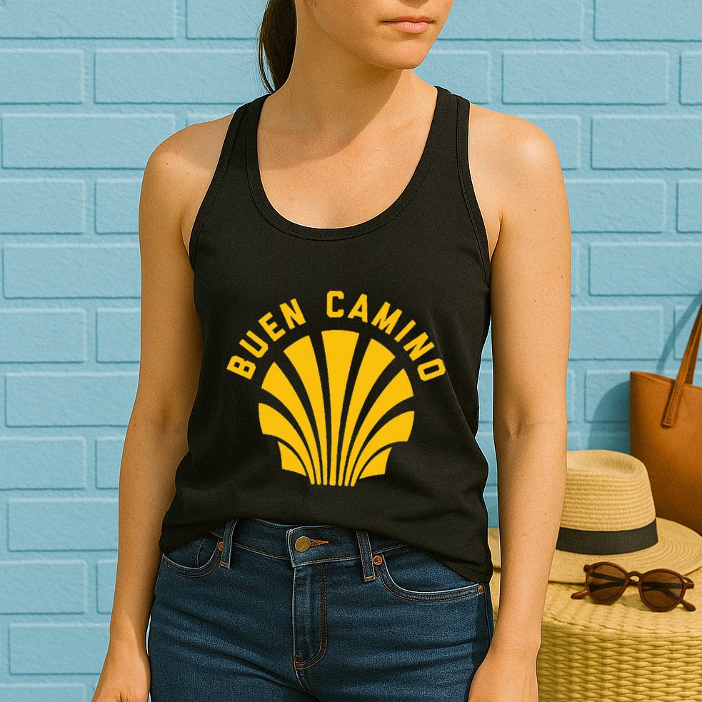 El Camino De Santiago Buen Camino Womens Tank Top