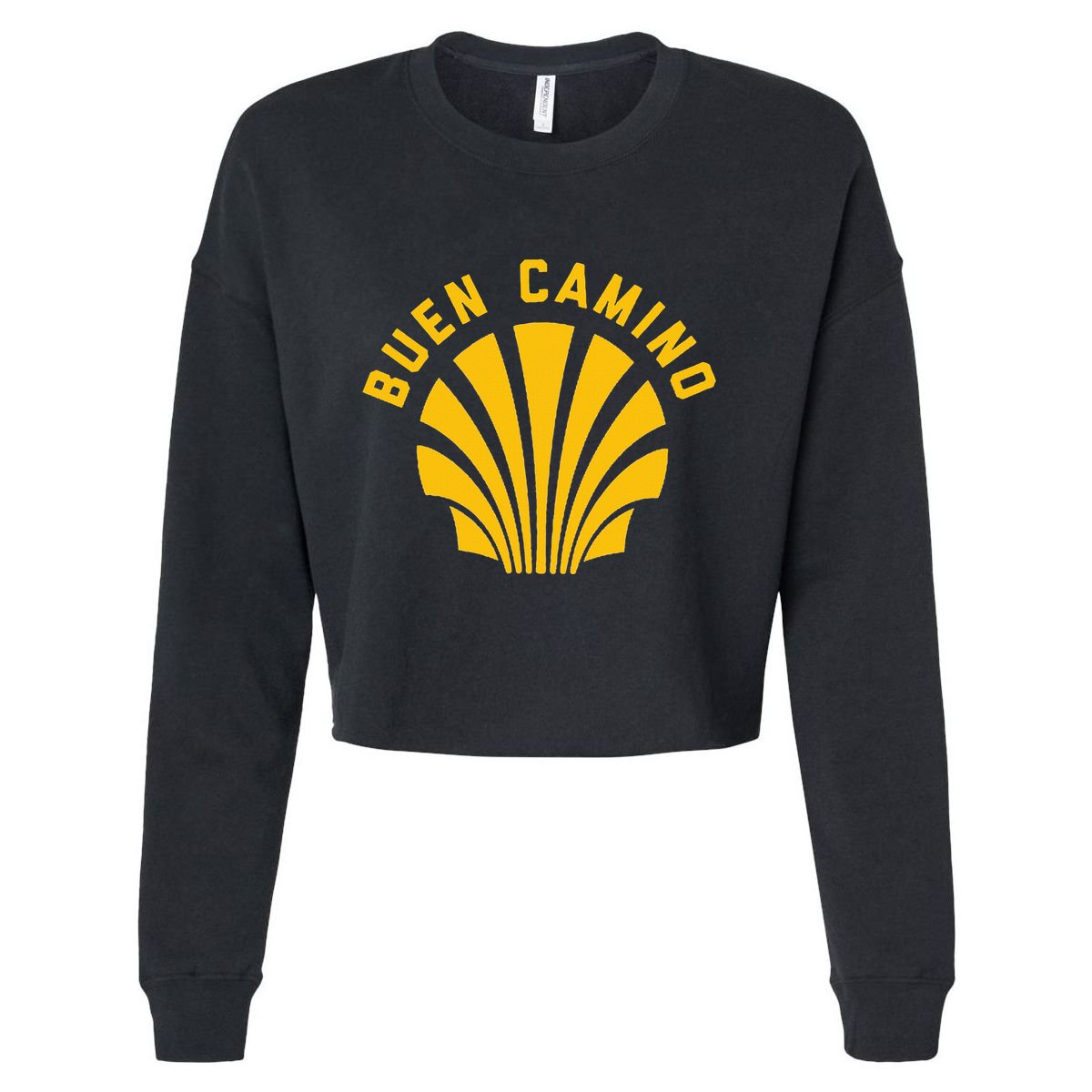 El Camino De Santiago Buen Camino Cropped Pullover Crew