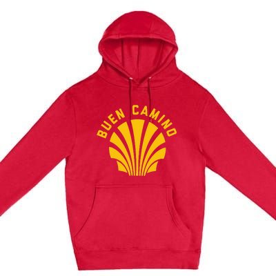 El Camino De Santiago Buen Camino Premium Pullover Hoodie